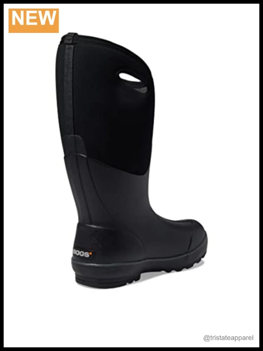 Waterproof Insulated Wide Calf Pull-On Snow Boots Rubber Neoprene